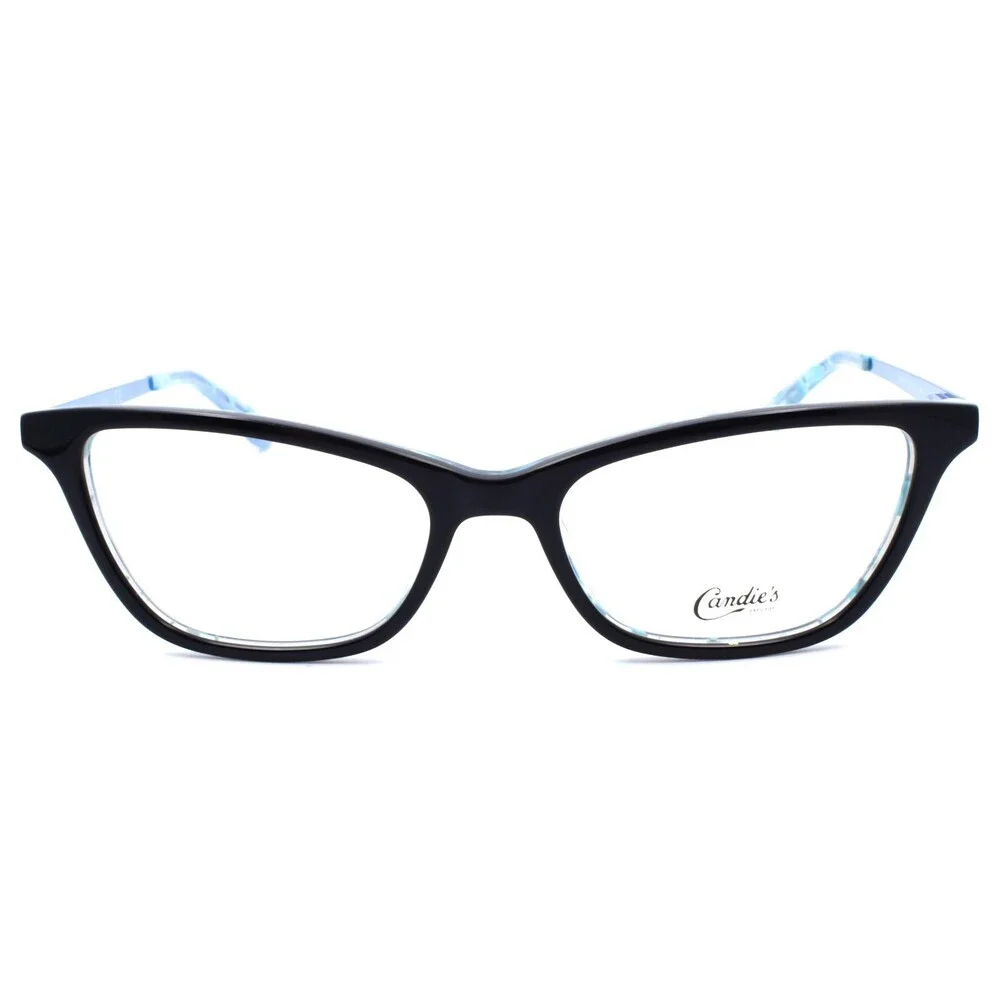 Candie's CA0170 001 Women's Eyeglasses Frames Cat Eye 53-17-140 Black / Blue